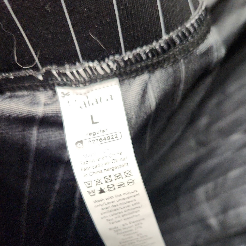 Black Pinstripe Jumpsuit - Picture 4 of 4